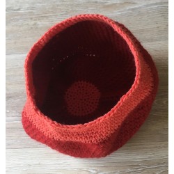 Panière 4 en crochet 19cm