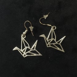 Boucles d'oreilles origami