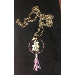 Collier sautoir nounours