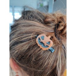 Barrette citrouille halloween