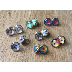 Boucles d'oreilles cabochon...