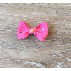 Barrettes noeud ROSE -...