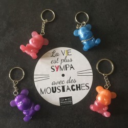 Porte-clés résine ourson...