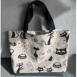 Petit Sac en tissu motifs...