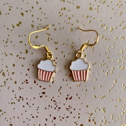 Boucles d'oreille cupcake...