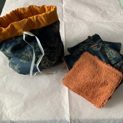 Lot de 11 lingettes et son...