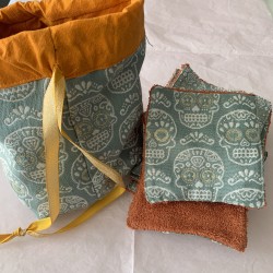 Lot de 12 lingettes et son...