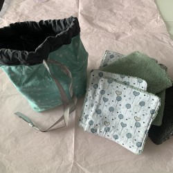 Lot de 15 lingettes et son...