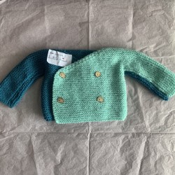 Gilet en tricot FAIT MAIN -...